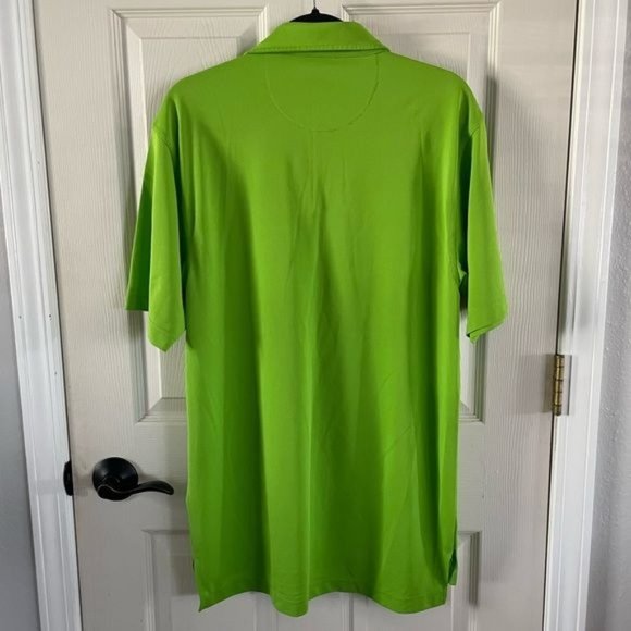 Dunning Golf Lime Green Polo, Sz Large - Picture 7 of 15